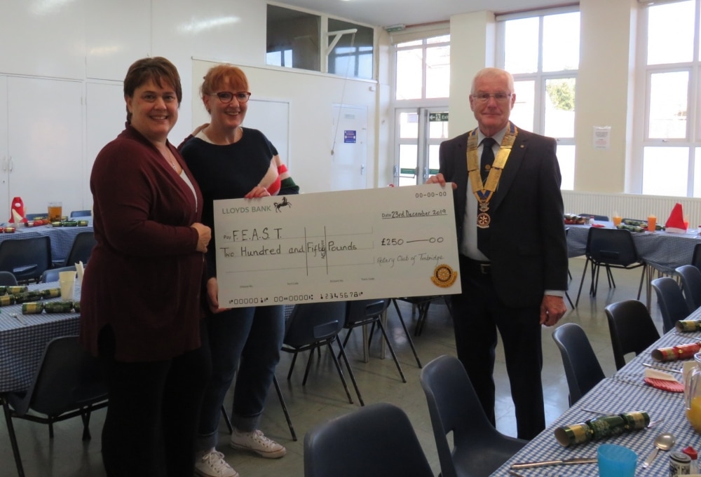 Rotary's festival donation will help FEAST support low-income families